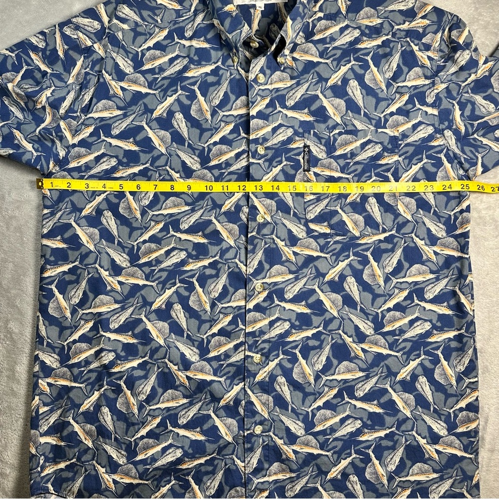 Vintage Columbia Button Down Shirt
Men’s Size XL – Fish Print – Short Sleeve - Picture 3 of 9